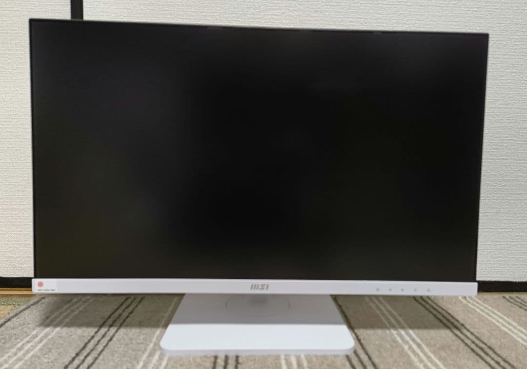 MSI ホワイトディスプレイ HDMI USB-C