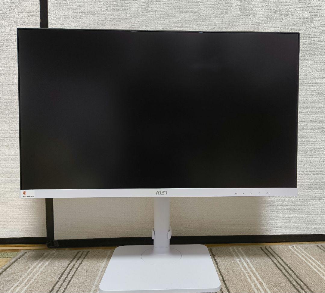 MSI ホワイトディスプレイ HDMI USB-C