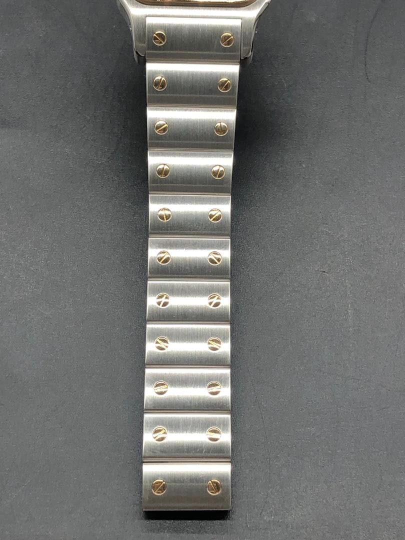 美品 カルティエ サントス ガルベ W20012C4 K18YG SS 腕時計