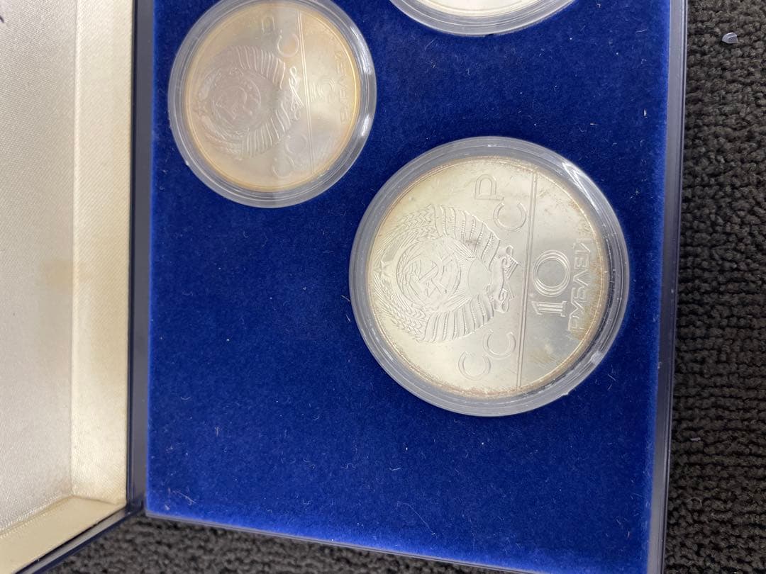 R*a様 モスクワオリンピック 1980年 プルーフ セット 5枚 記念銀貨