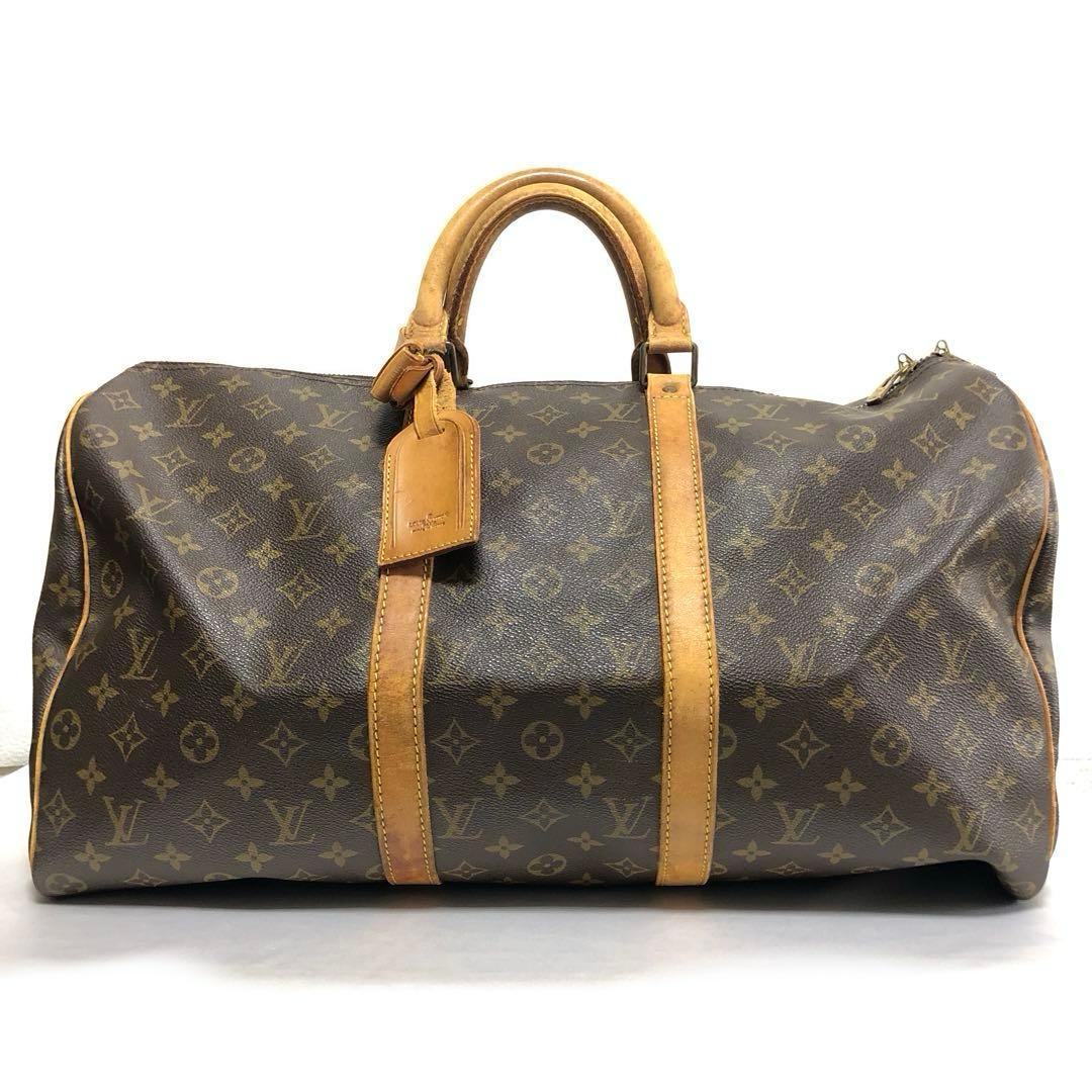 ルイヴィトン　ボストンバッグ　ハンドバッグ　キーポル45　モノグラム