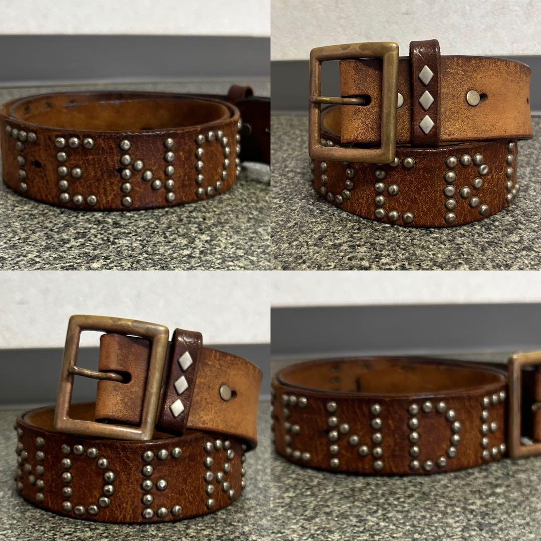 テンダーロイン htc スタッズベルト 36 ブラウン　茶　木村拓哉　rats