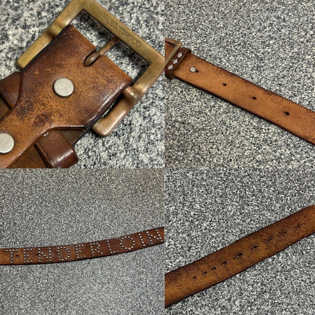 テンダーロイン htc スタッズベルト 36 ブラウン　茶　木村拓哉　rats