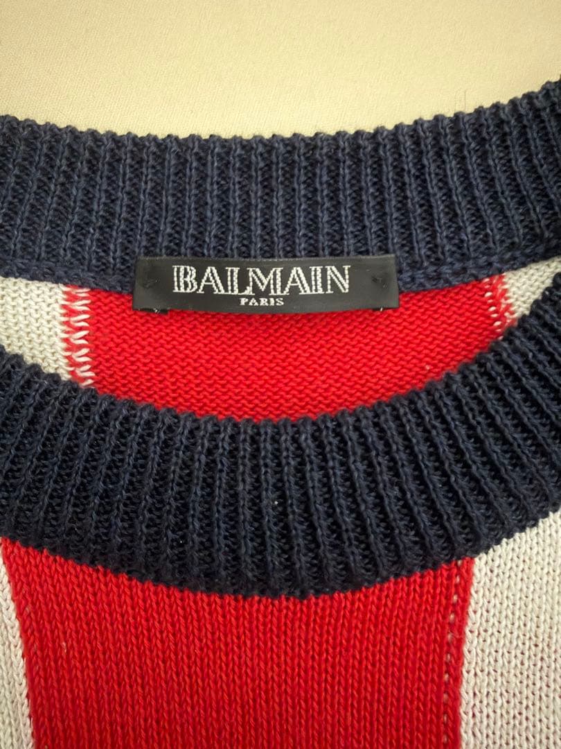 BALMAIN ユニオンジャックセーター 長袖