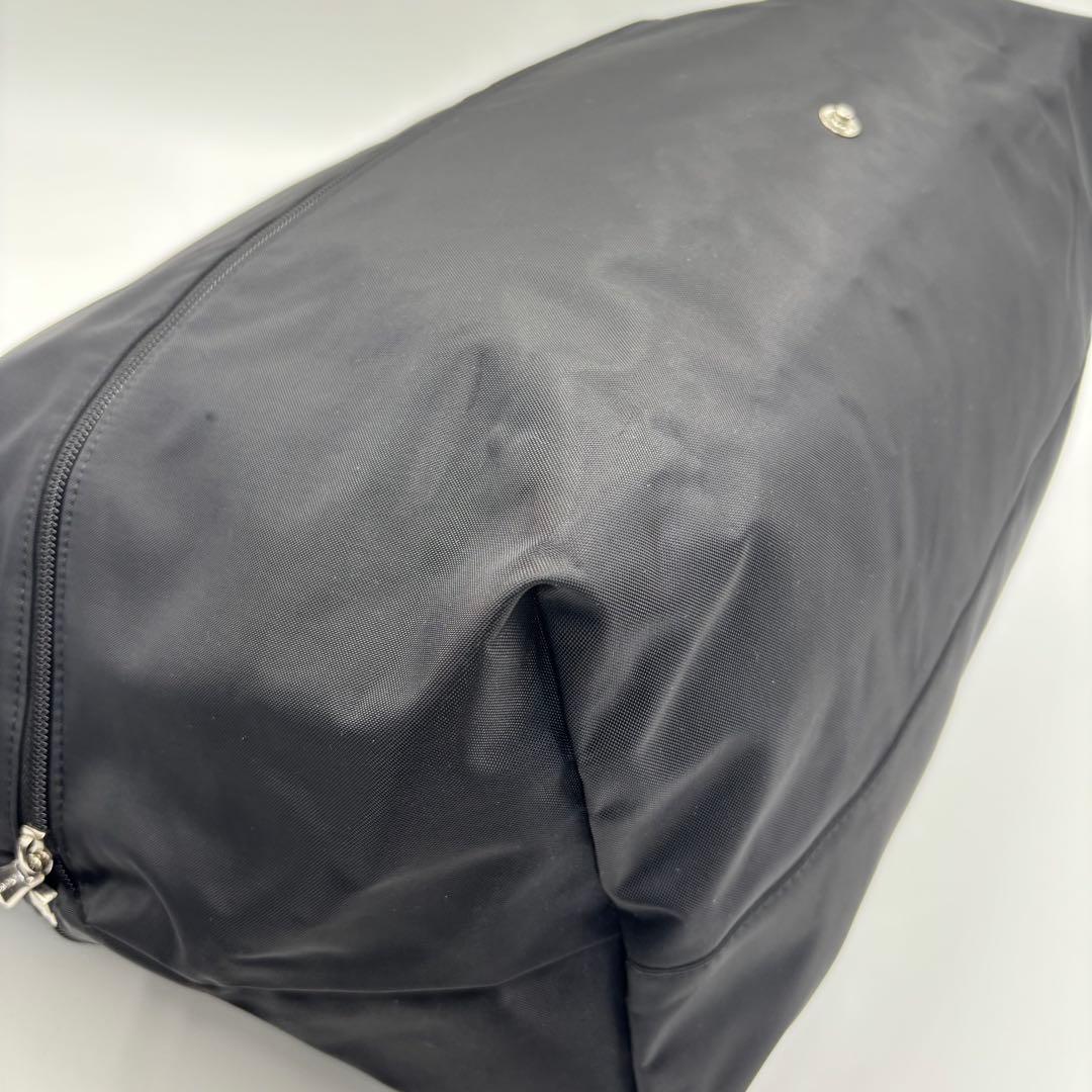 【極美品】 LONCHAMP ロンシャン 2way ボストンバッグ 大容量 黒