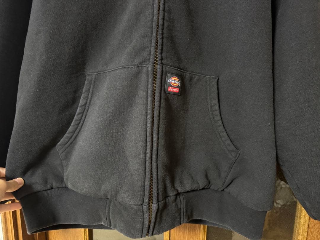 Supreme x Dickies Quilted Zip Up ブラック