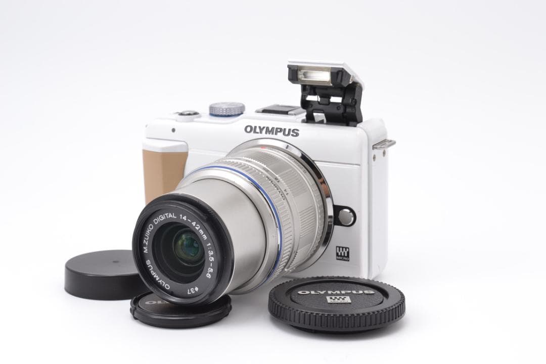 オリンパス　OLYMPUS E-PL1s レンズキット スマホ転送キット付