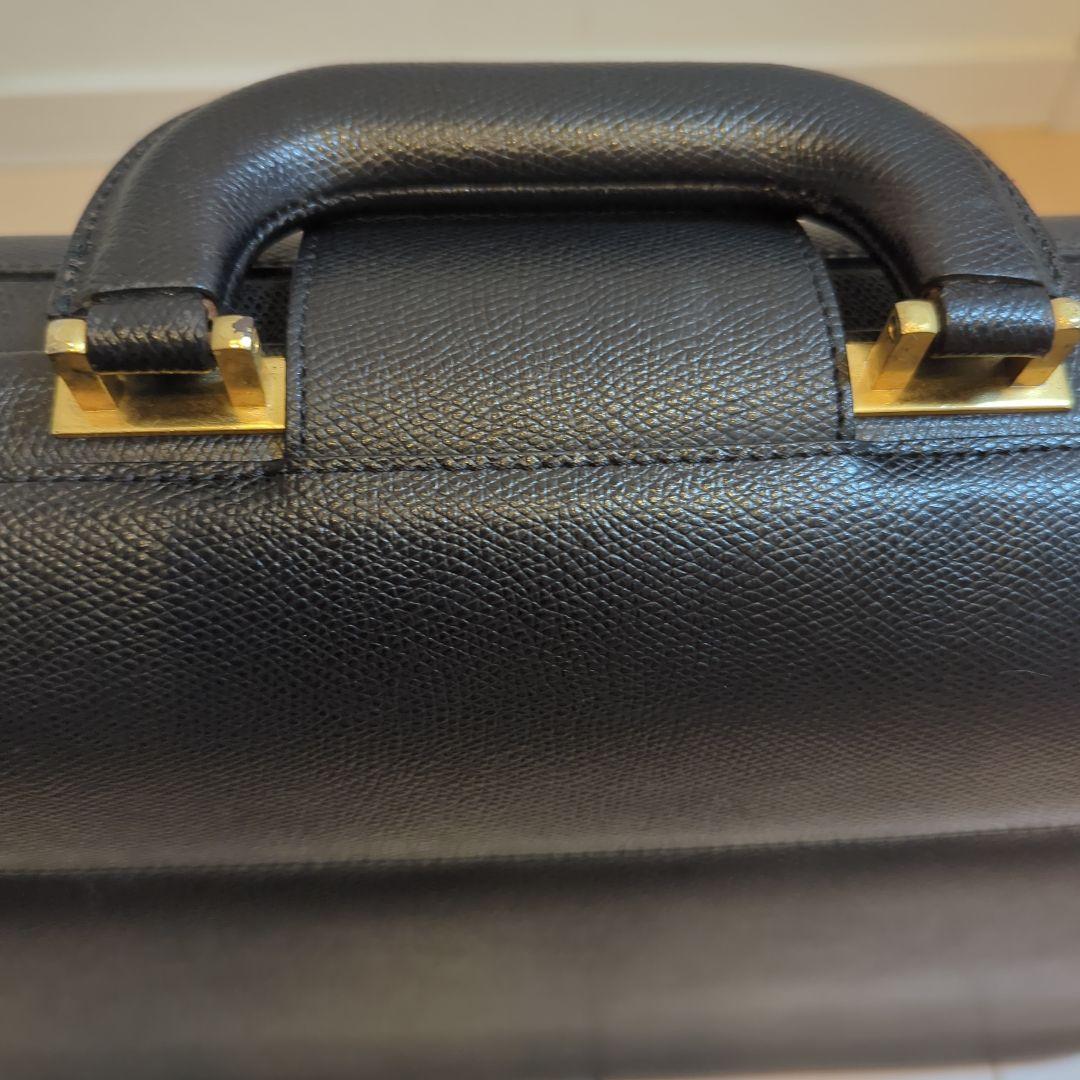 LE TANNEUR ルタヌア ダレスバッグ ブリーフケース シボ革　鍵付