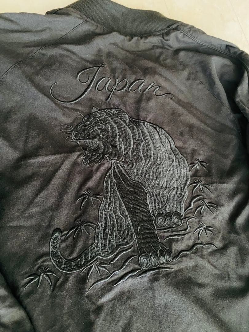90s vintage ２面用 別珍 スカジャン 日本限定 虎 unisex