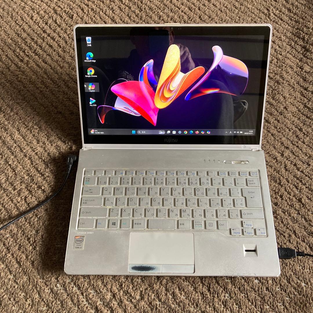 ★富士通 2in1 LIFEBOOK 最新Win11Pro i5/高速SSD