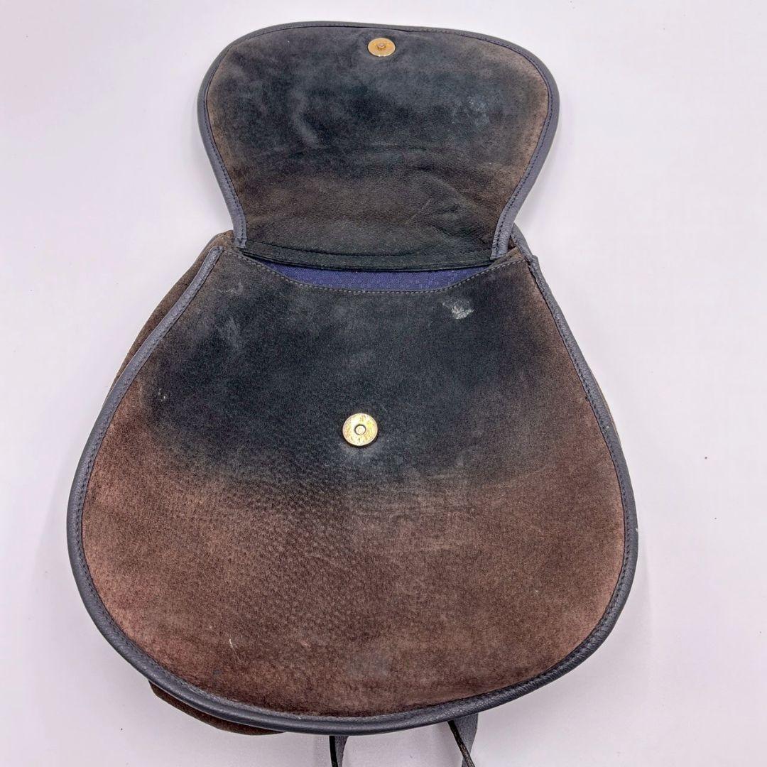 希少✨ GUCCI グッチ ホースビット ボディバッグ 斜め掛け スエードレザー