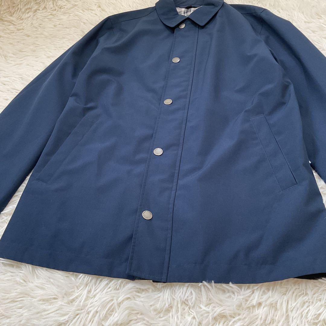 美品♪ブルックスブラザーズ コート ジャケット ネイビー Mサイズ　裏地チェック