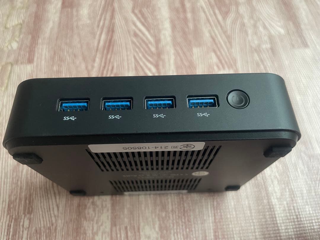 【ほぼ未使用】MINIS FORUM ミニPC リセット済み