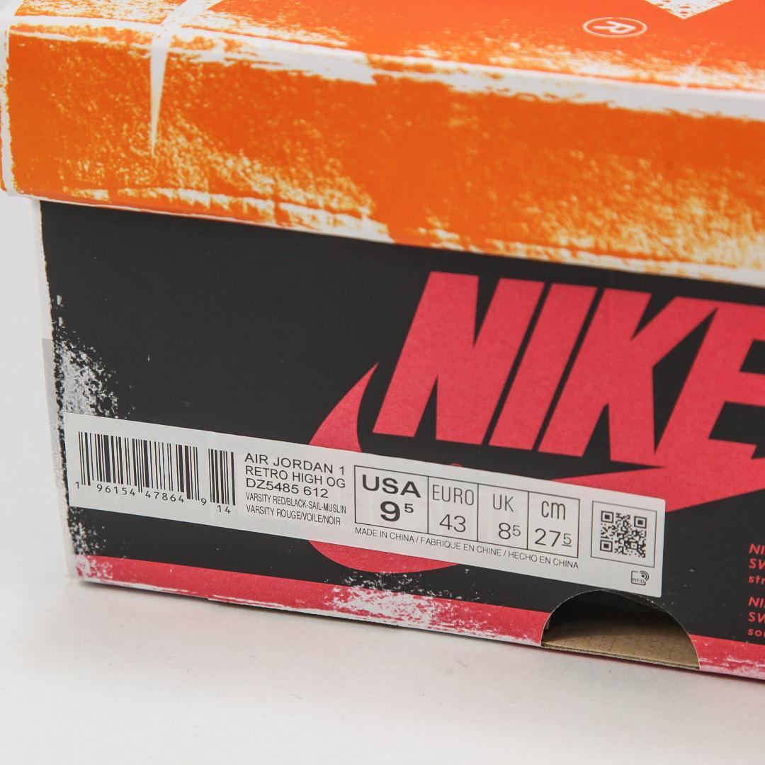 新品 NIKE AIR JORDAN 1 OG シカゴ DZ5485-612