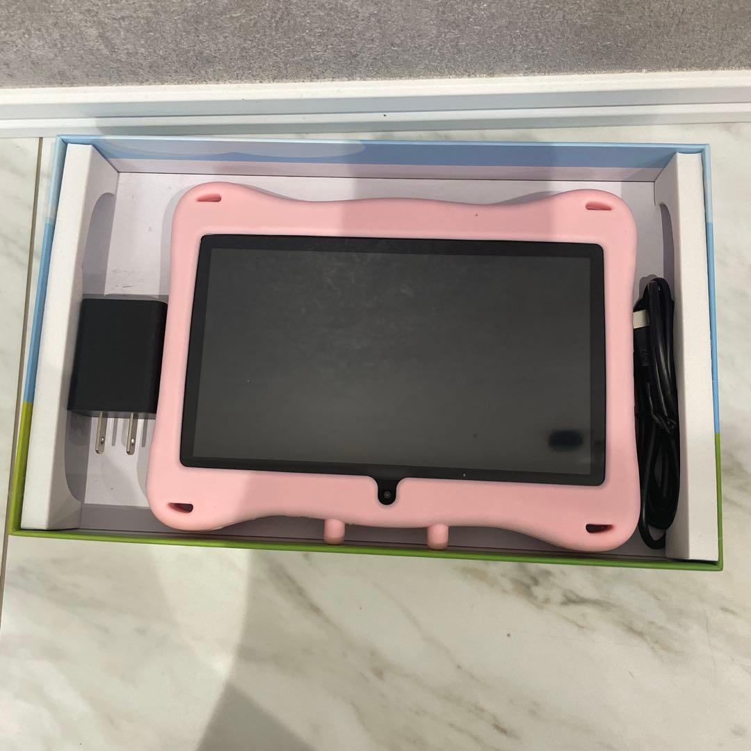 キッズタブレット 16GB タブレット ケース付き Type-C ピンク 155