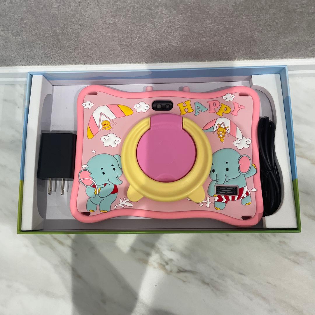 キッズタブレット 16GB タブレット ケース付き Type-C ピンク 155