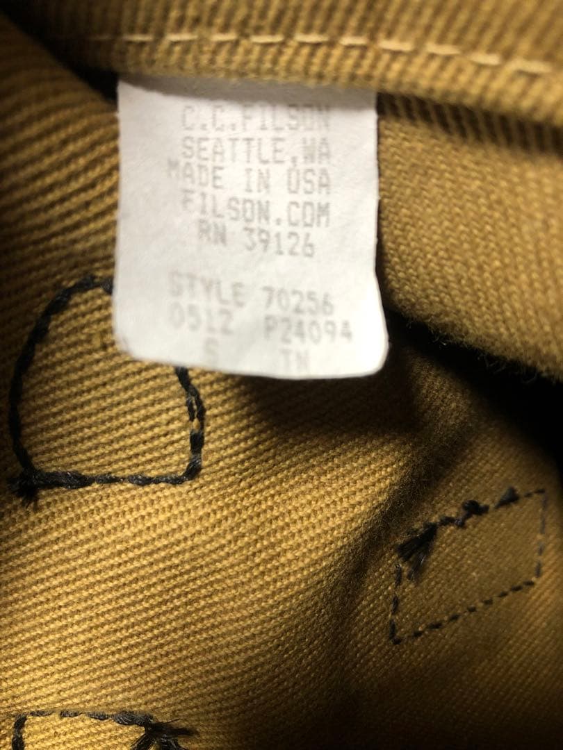 フィルソン　ラギッドツイルショルダーバック