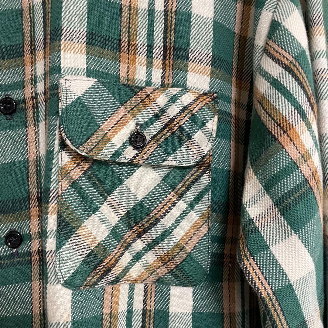 60s FIVE BROTHER ネルシャツ 森タグ USA製