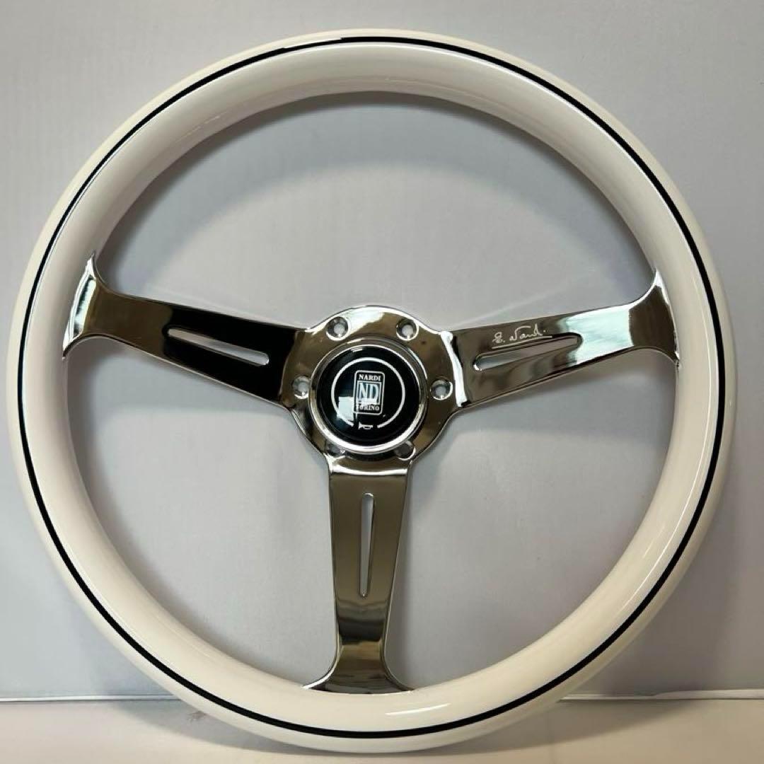 ナルディ 社外 白 人気のデザイン スポーク ステアリングホイール