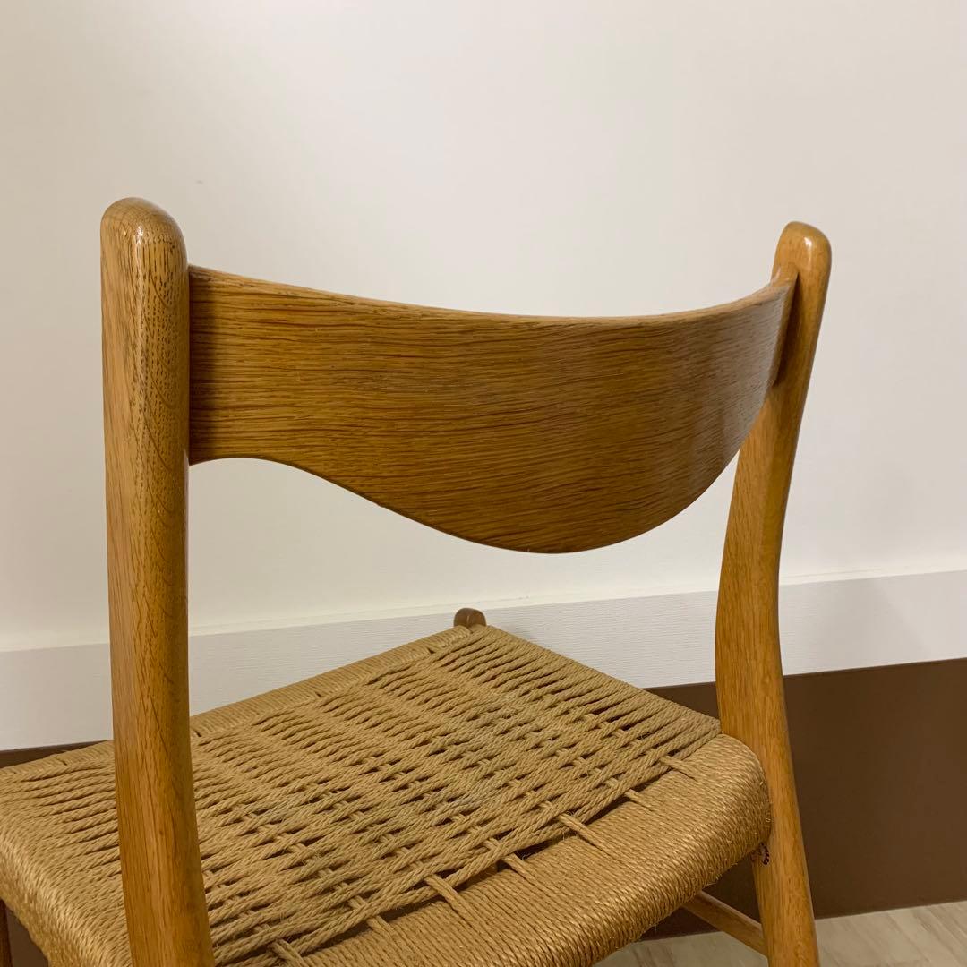 60年代 ヴィンテージ GS61 ペーパーコード ダイニングチェア デンマーク