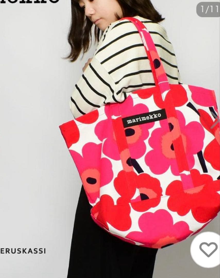 新品未使用　marimekko ウニッコ　トートバッグ