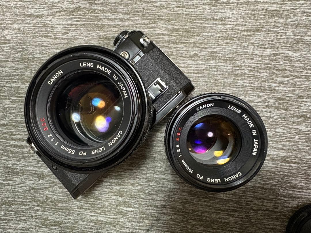 【値下げ】Canon A-1 フィルムカメラ オールドレンズ