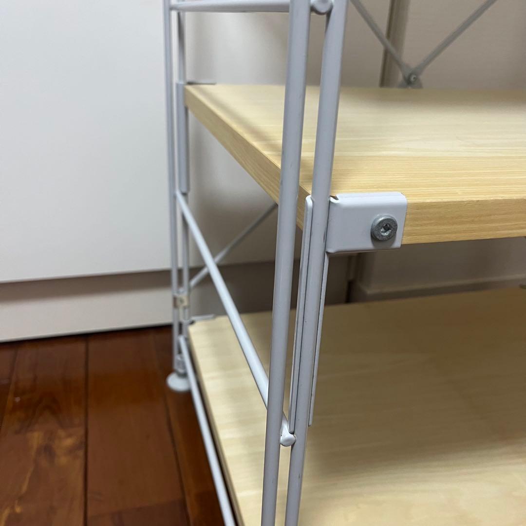 【無印良品】スチールユニットシェルフ　木製棚✖️グレー