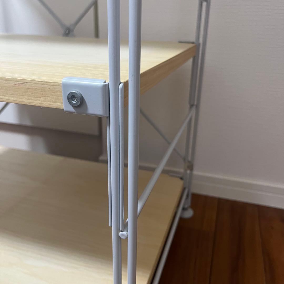 【無印良品】スチールユニットシェルフ　木製棚✖️グレー