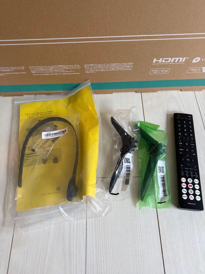 【美品】hisense ハイセンス 40E4N 40インチ 液晶テレビ