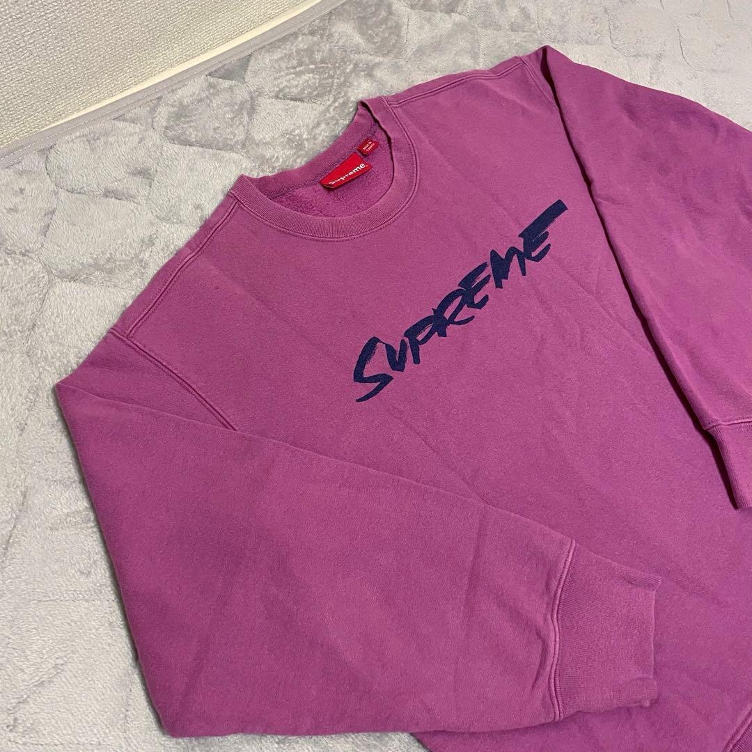 t*o様 Supreme Futura Logo Crewneck