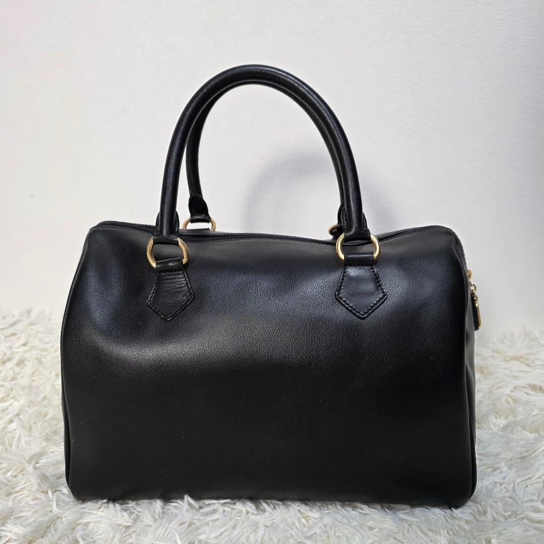 VALENTINO GARAVANI ミニボストンバッグ レザー ブラック