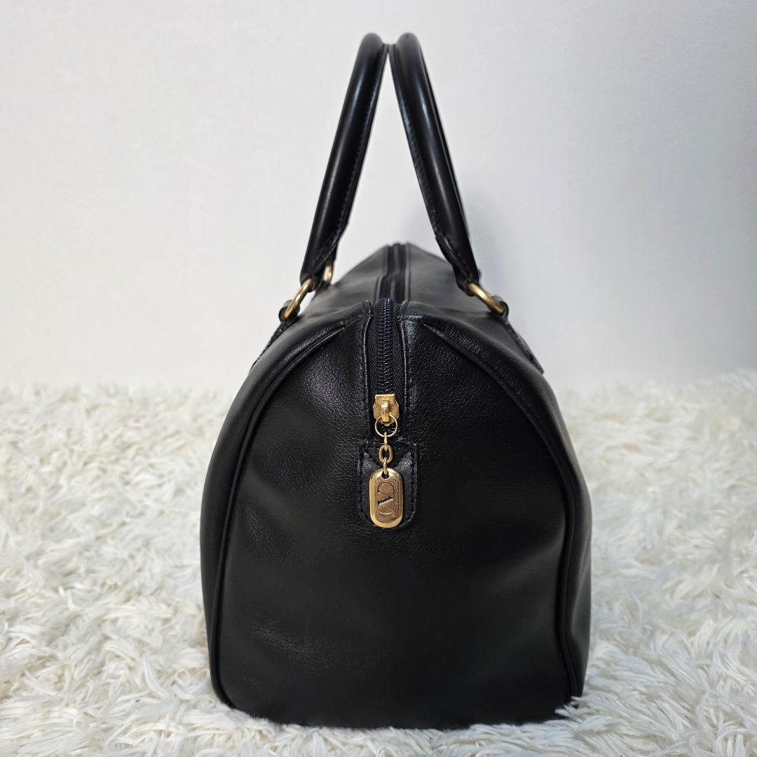 VALENTINO GARAVANI ミニボストンバッグ レザー ブラック