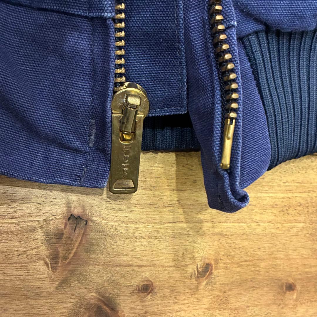80s USA製 Carhartt サンタフェジャケットJQ162 Navy M