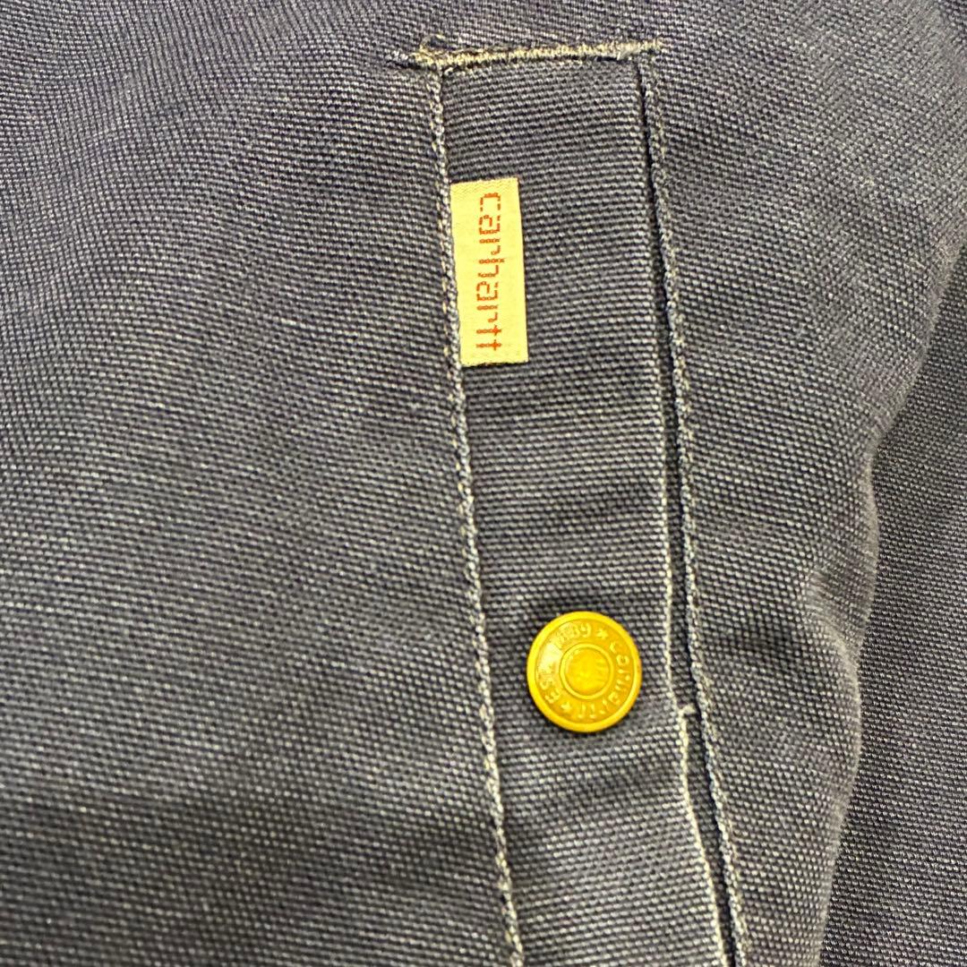 80s USA製 Carhartt サンタフェジャケットJQ162 Navy M