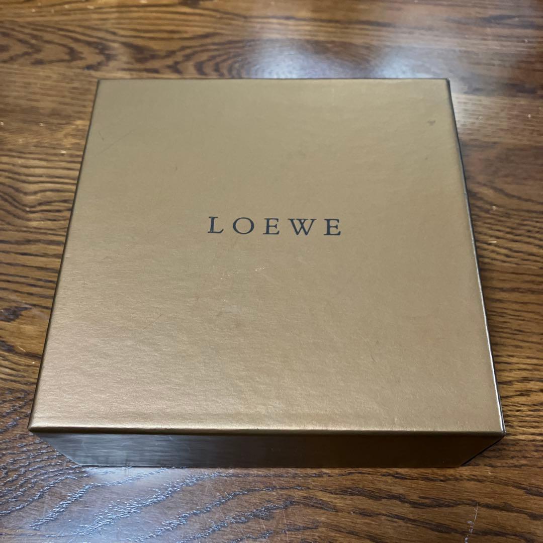 LOEWE ブラックレザーベルト