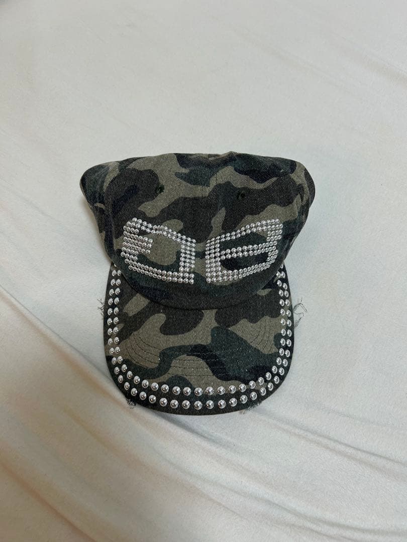 帽子 BEEDEN STUDS DAMAGE CAP