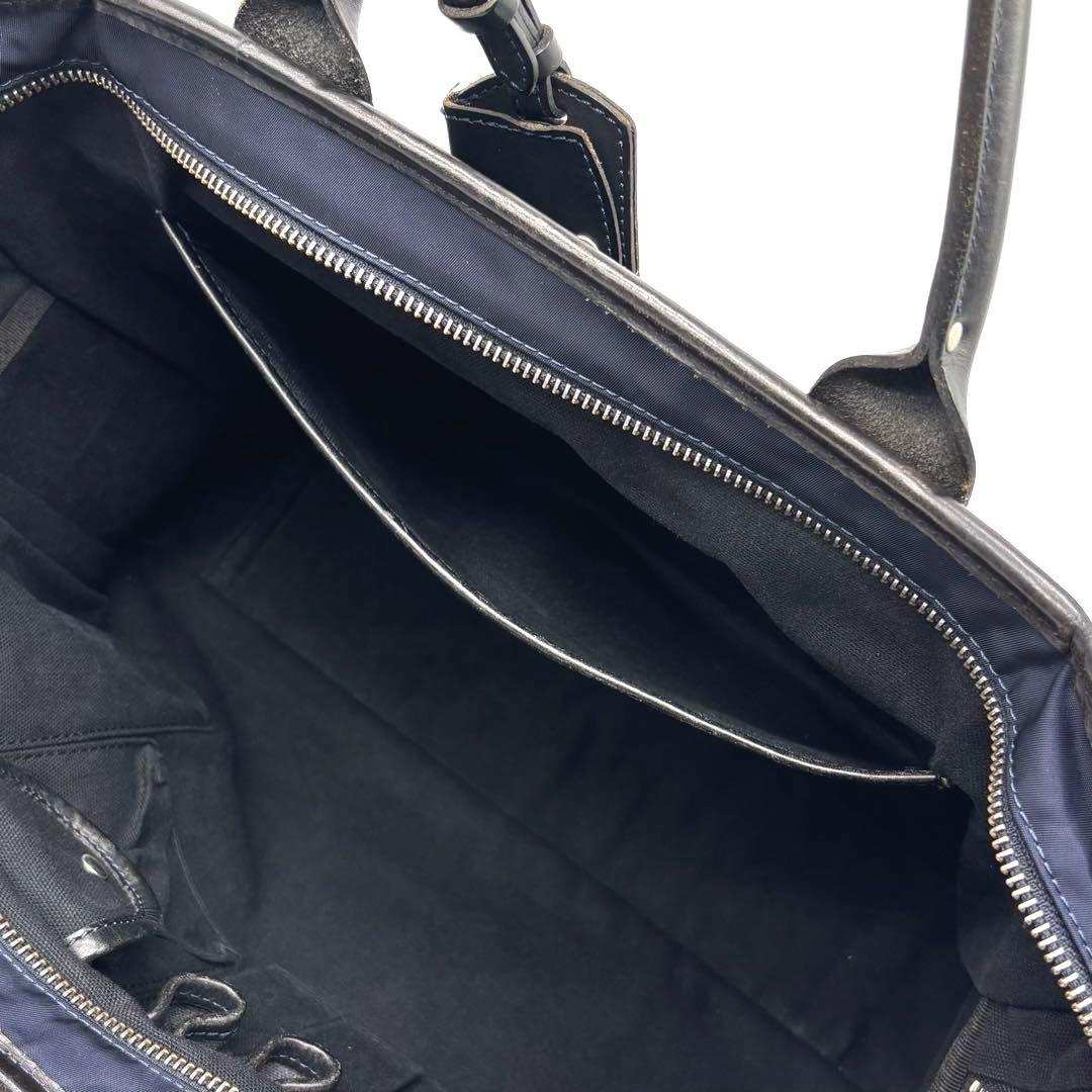 ✨良品✨フェリージ　ビジネスバッグ　レザー　ナイロン　8637/2