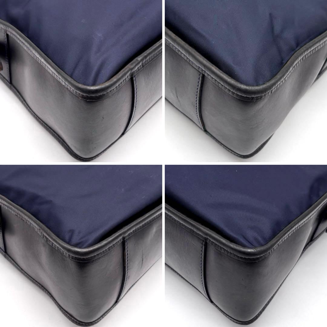 ✨良品✨フェリージ　ビジネスバッグ　レザー　ナイロン　8637/2