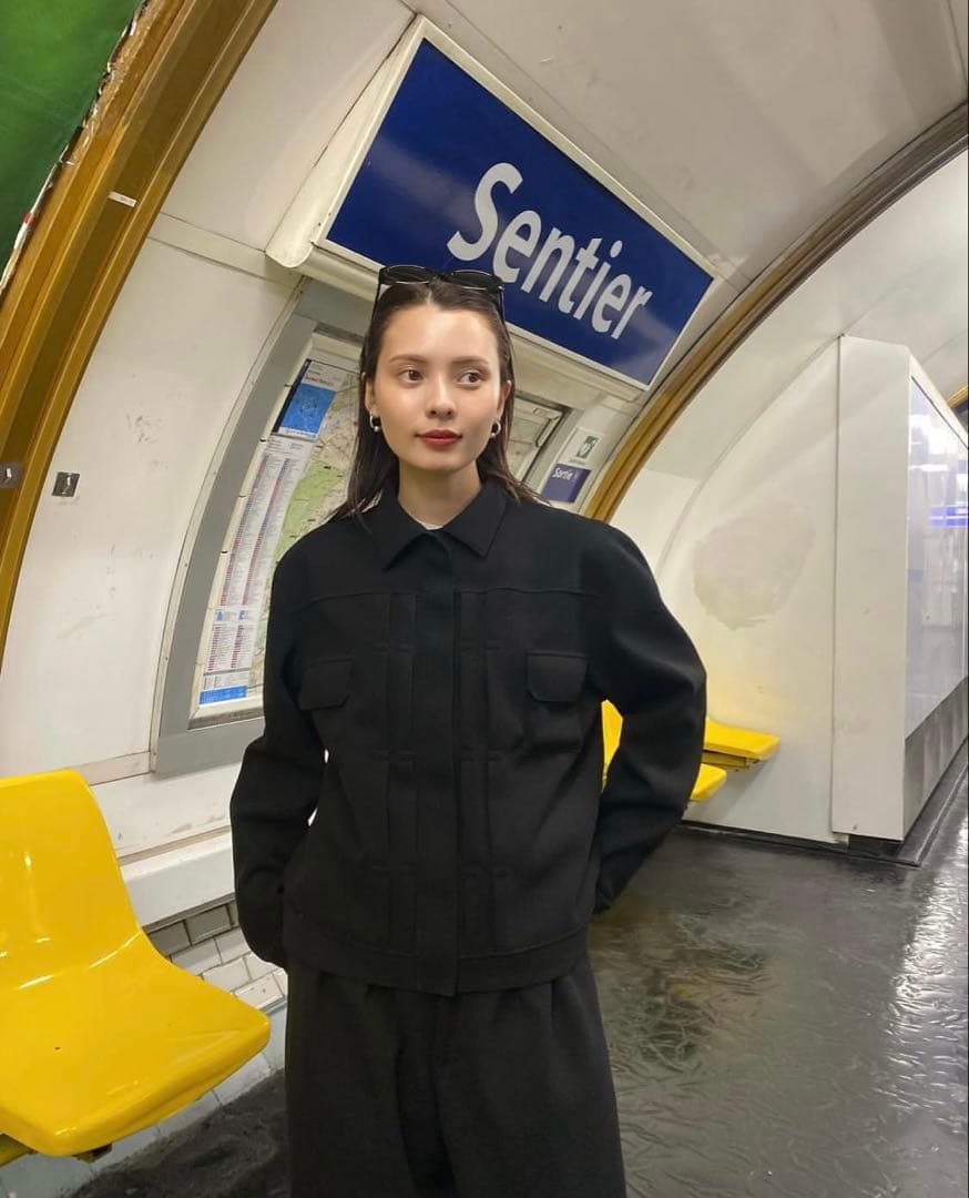 ジャケット・アウター GADID ANONIEM ELBA BLACK