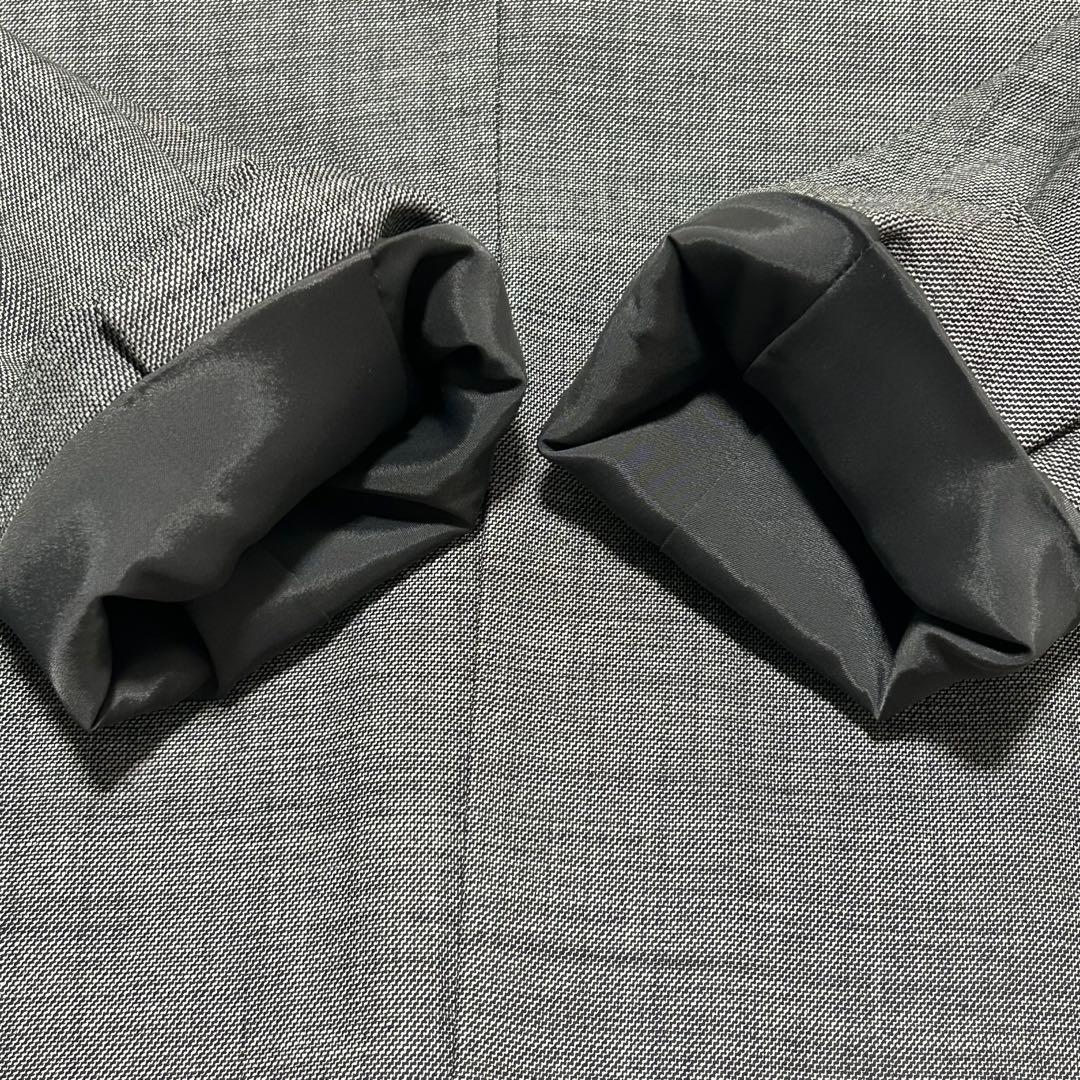 23区 パンツスーツ 3XL 46 大きいサイズ グレー ウール ママスーツ