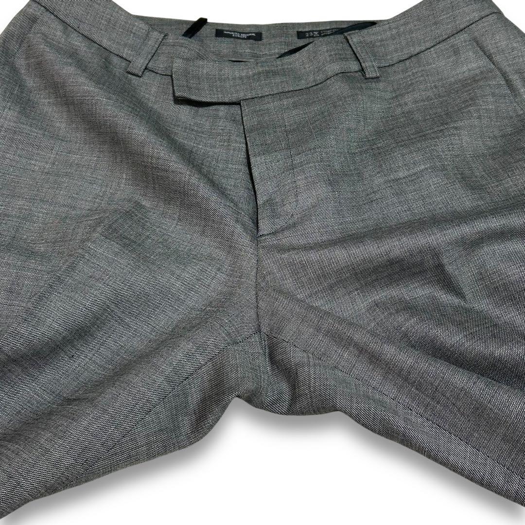 23区 パンツスーツ 3XL 46 大きいサイズ グレー ウール ママスーツ