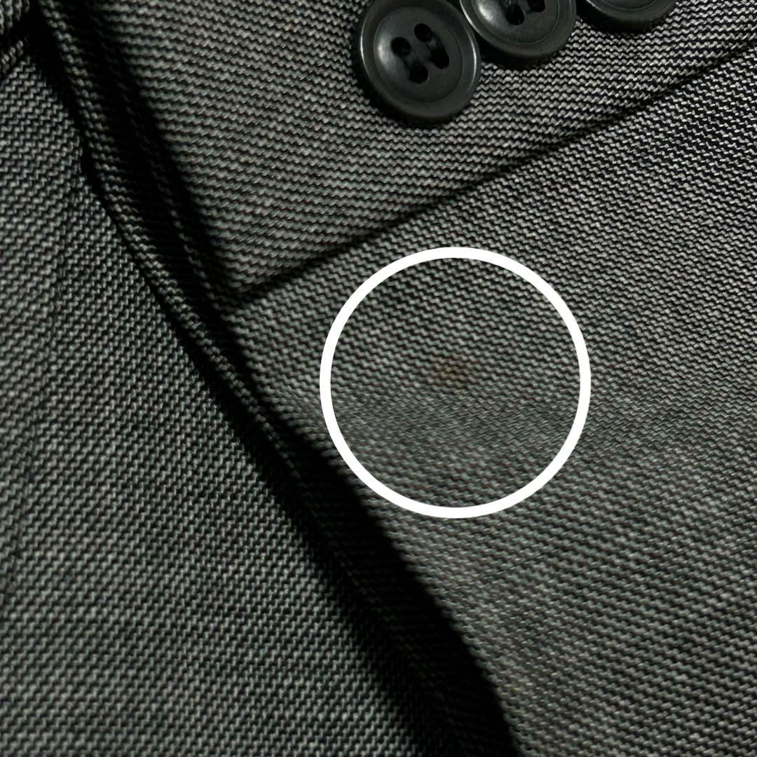 23区 パンツスーツ 3XL 46 大きいサイズ グレー ウール ママスーツ