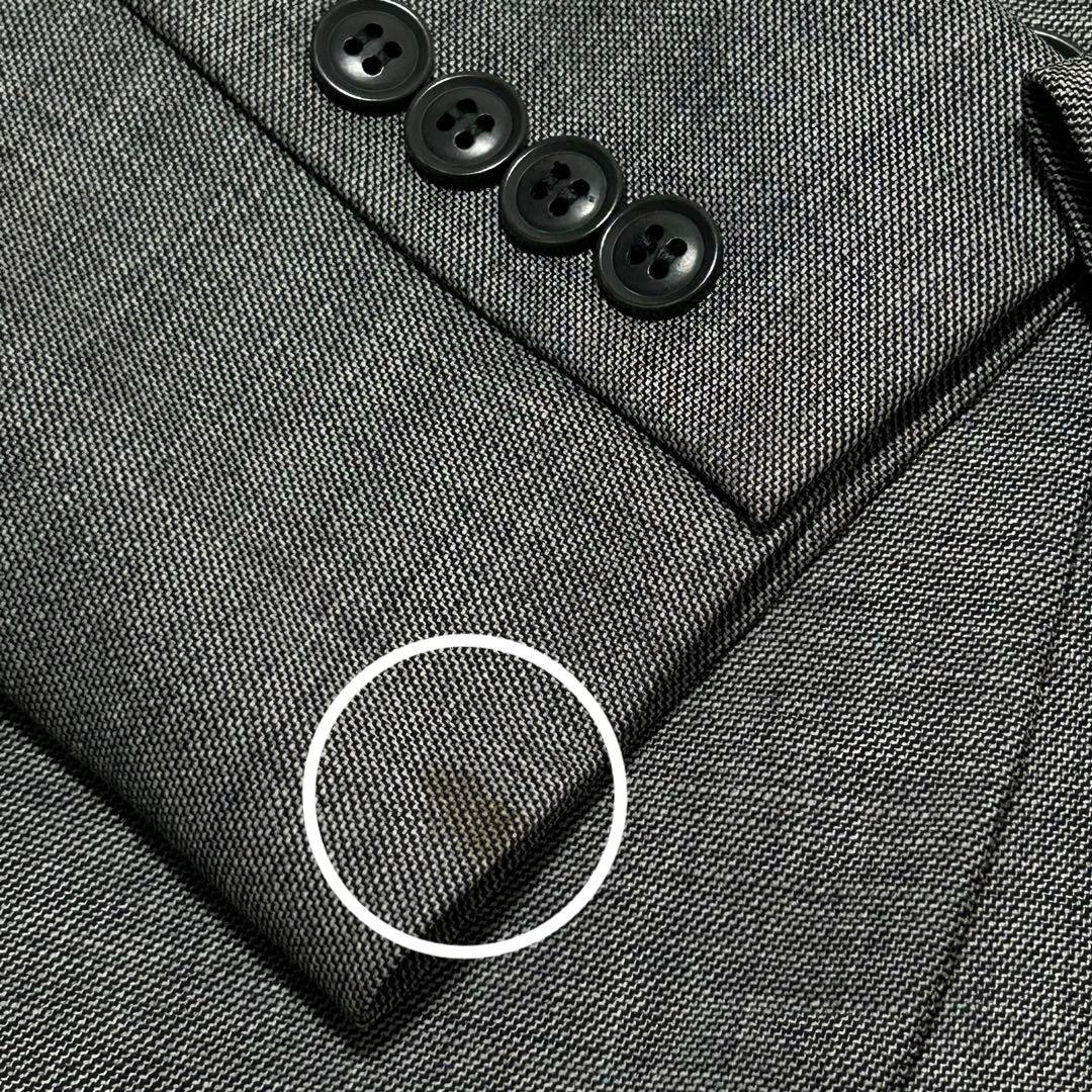 23区 パンツスーツ 3XL 46 大きいサイズ グレー ウール ママスーツ