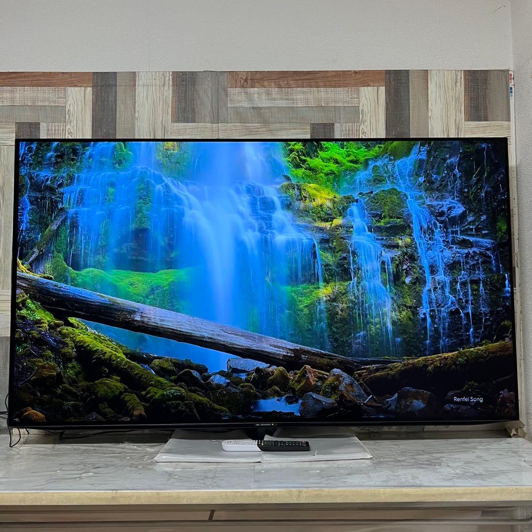 全国送料込❣️SHARP65V型有機ELテレビAndroid TV ネット動画◎