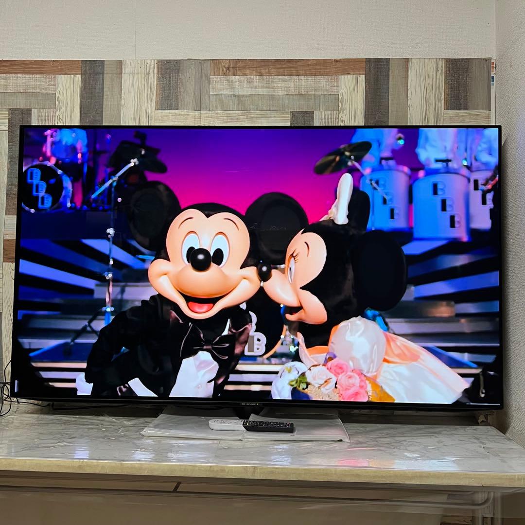 全国送料込❣️SHARP65V型有機ELテレビAndroid TV ネット動画◎
