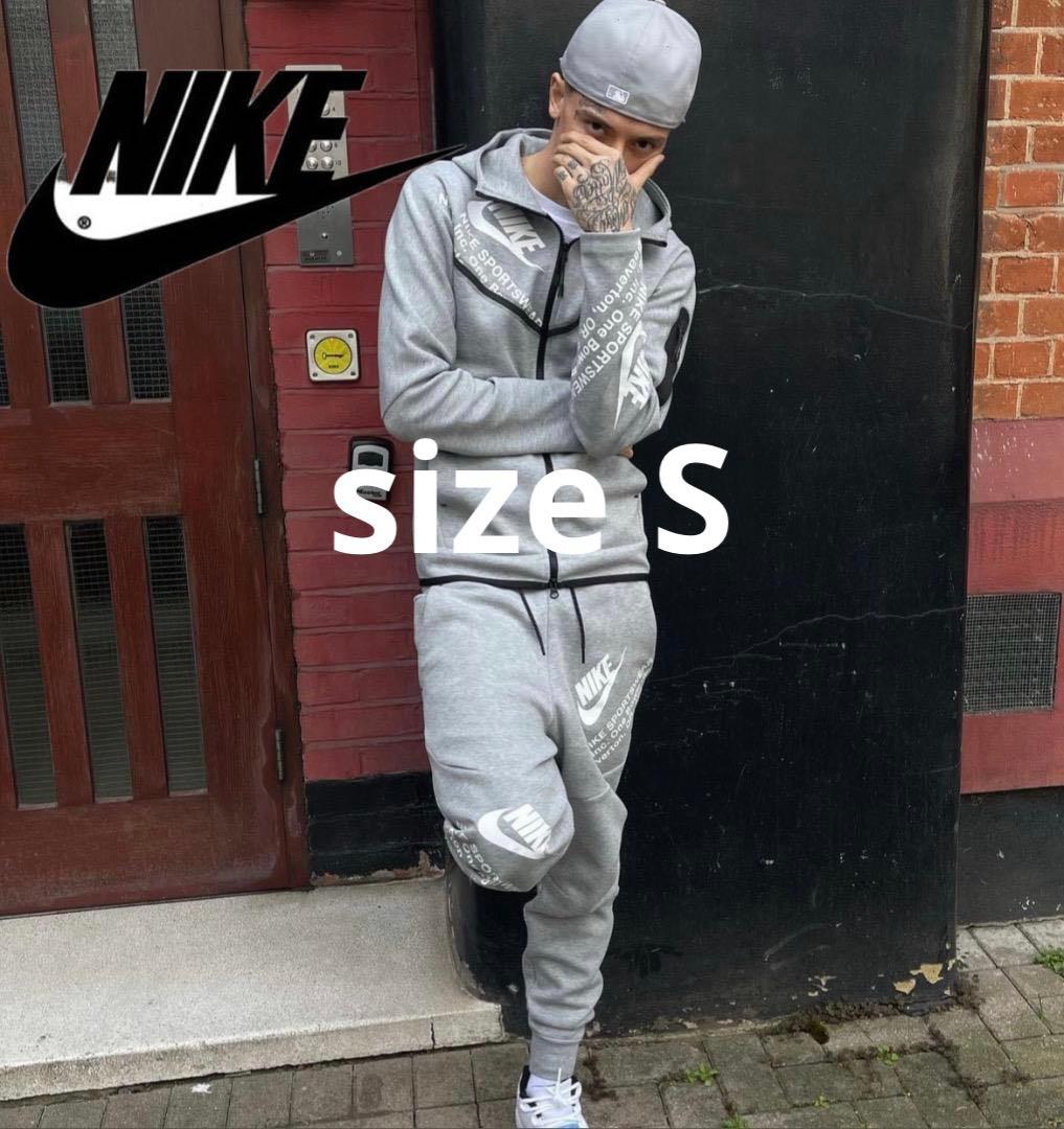 ナイキ　テックフリース セットアップ　sサイズ　グレー