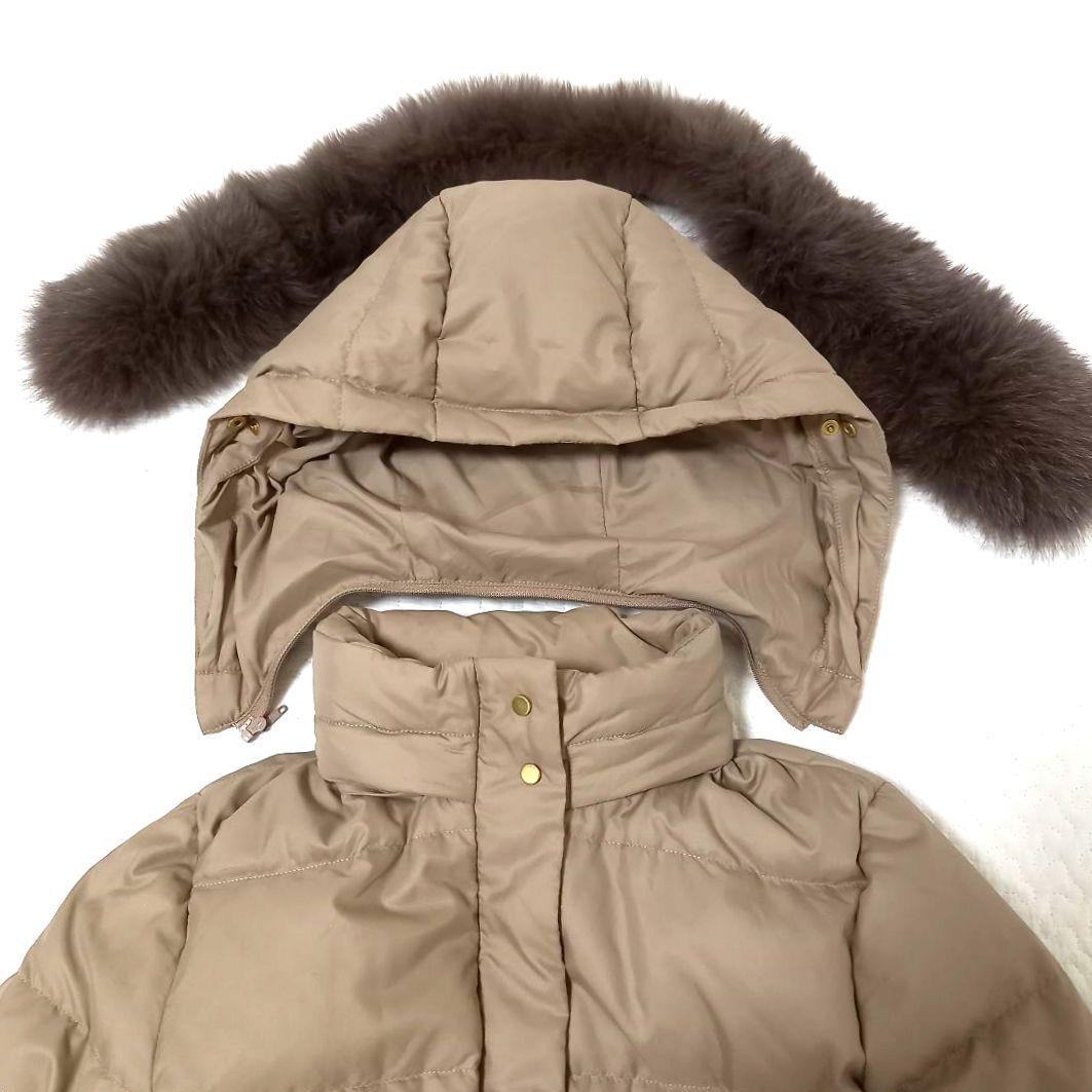 極美品✨ユナイテッドアローズ フォックスファー ダウンジャケット フード