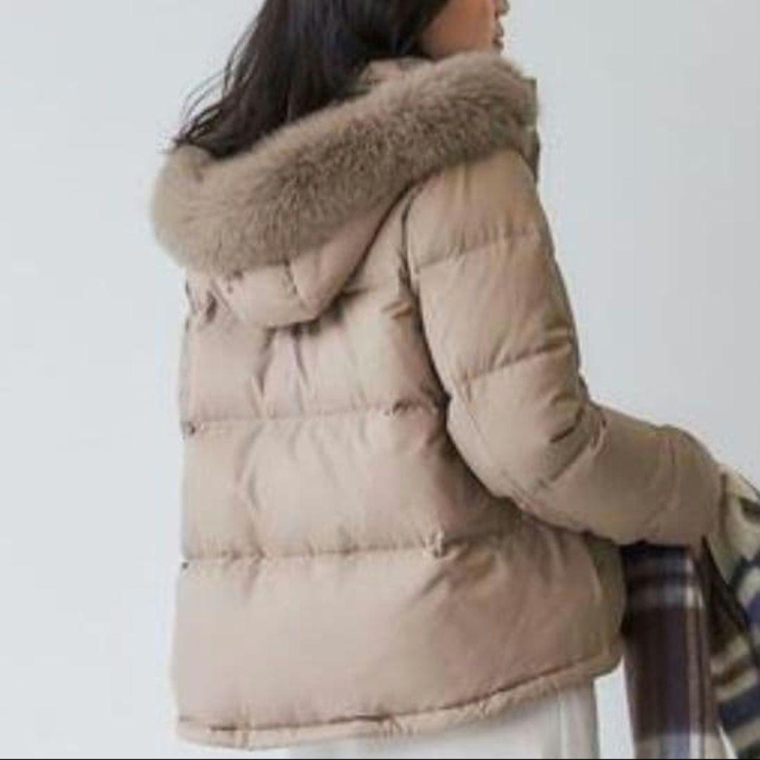 極美品✨ユナイテッドアローズ フォックスファー ダウンジャケット フード