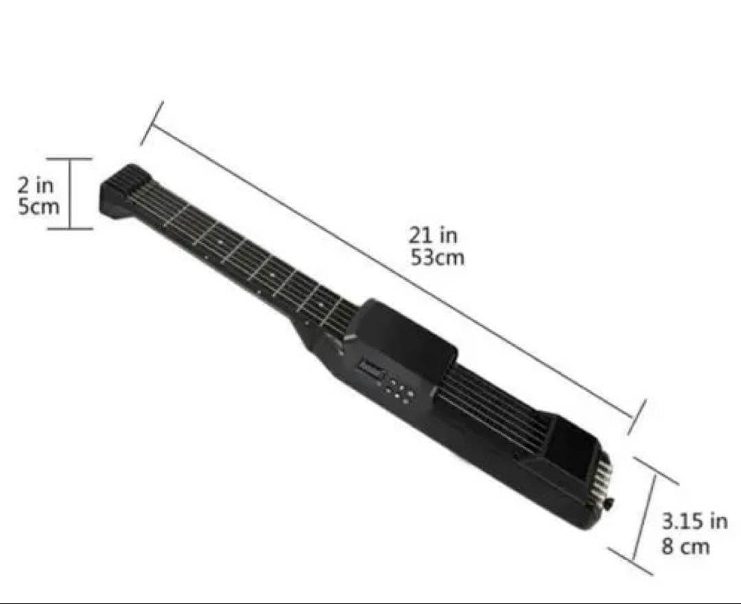 ポータブル　トラベルギター　初心者向け　練習用