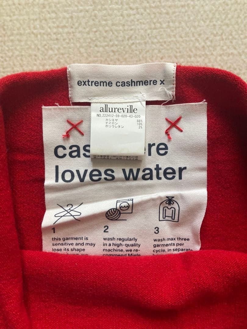 【今月末まで】extreme cashmere TUBE BELT